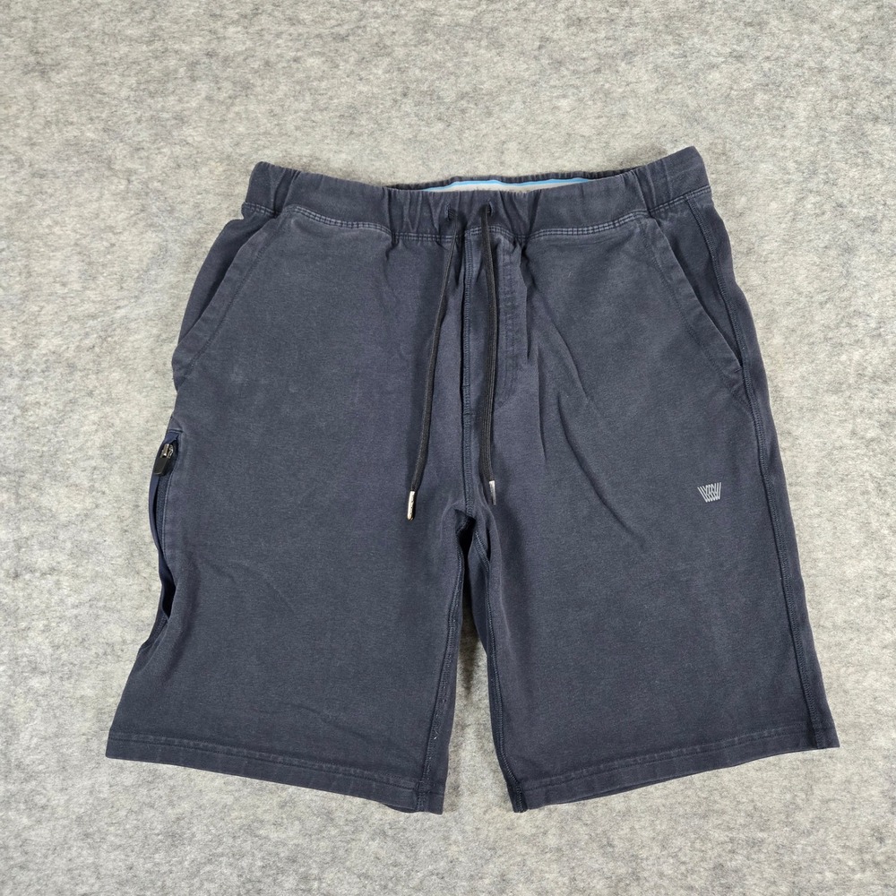 Mack Weldon Ace Sweatshort Mens Medium Navy Blue Excellent French Terry Shorts